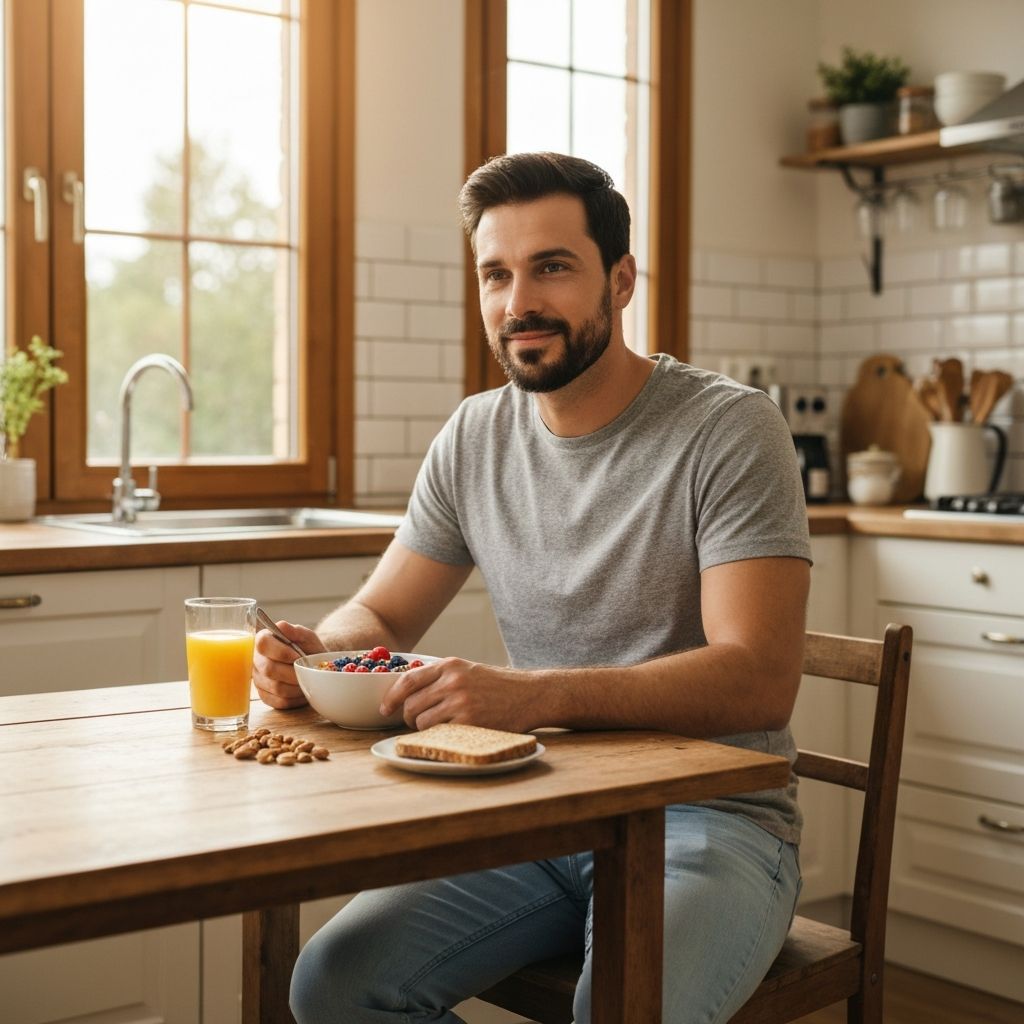 Morning wellness routine